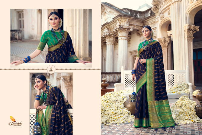 Pankh Ruchi Royal 1 New Designer Fancy Festive Wear Silk Saree Collection